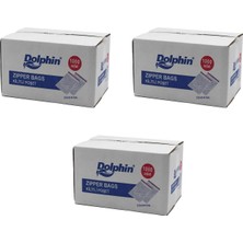 Astraltech Dolphin Kilitli Şeffaf Buzdolabı Kilitli Saklama Poşeti Torba - 11X14 Cm. - 1000 Adetlik 3 Kutu