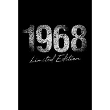Astraltech Limited Birthday Edition 1968 Born Year Vintage Retro Grunge Line Art: - Funny Heart Line
