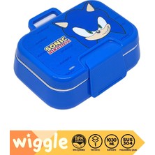 Astraltech Wiggle Bento 1030ML Lunchbox Sonic Lisanslı Tek Katlı 2 Bölmeli Paslanmaz Çelik Sefer Tası Yemek Ku