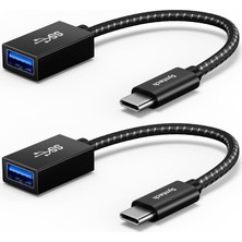 Astraltech Syntech - USB Adaptörü, 2'li Paket - USB 3.0, 10GBPS Type-C, 3 - USB Otg Ka