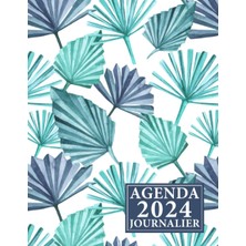 Astraltech Agenda 2024 Journalier: Calendrier 12 Mois - 366 Jours - 52 Semaines Gros Format A4 - 1 Page Par Jo