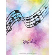 Astraltech Notenheft: Notenheft,notenblatt Leer,notenheft Blanko,es Notenbuch - 100 Seiten - Hohe Qualität