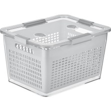 Astraltech Selka Home - Lavin 7 Litre Açık Gri Saklama Kabı