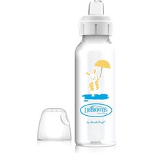 Astraltech Dr. Brown's 8 OZ/250 ml Pp Dar Ağız + Sippy Biberon Bardak, Tavşan, Tekli Paket