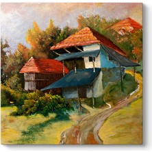 Astraltech Çoban Ressam Manzara Tablosu 50 x 50