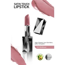 Alix Avien Uzun Süre Kalıcı Nemlendirici Pürüzsüz Etkili Yarı Mat Ruj - Satin Touch Lipstick 812 Wildflower
