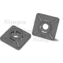 Simpa Sp-Yks-1 Yapışkanlı KROŞE,19X19 Siyah, 100 Adet