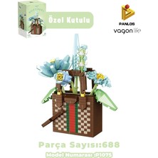 Astraltech Panlos Boutique Kahverengi Damalı Çanta Figürü 688 Parça Oyuncak Yapım Seti -FFP1075