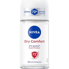 Astraltech Nivea Dry Comfort Deo Roll-On 6'lı Paket (6 x 50 Ml) Terleme Önleyici Deodorant Roll-On Deodorant Ç