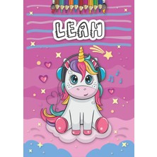 Astraltech Leah: Personalized Coloring Book For Leah | Theme: Unicorn | Birthday Gift For Girl, Daughter ... |