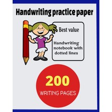 Astraltech Handwriting Practice Paper For Kids: 200-PAGE Dotted Line (Handwriting Practice Paper Note