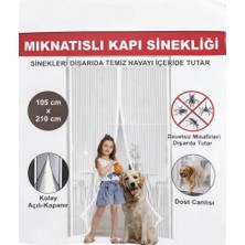 Astraltech Aksu Beyaz Mıknatıslı Kapı Sinekliği 105X210CM