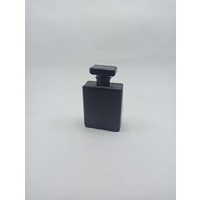 Astraltech Boş Doldurulabilir Cam Parfüm/kolonya Şişesi, Mat Siyah Renk 100ML