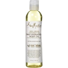 Astraltech Shea MOISTURE%100 Virgin Hindistan Cevizi Yağı Günlük Hidrasyon Vücut Yağı, 8 Ounce