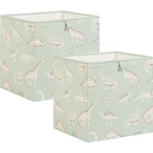 Astraltech Ocean Home Textile 2'li Çocuk Odası Dinozor Kutu Set 33 x 30 x 33 cm
