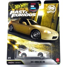 Astraltech Hot Wheels Hızlı ve Öfkeli Premium Arabalar 1994 Honda Del Sol 1:64 Ölçekli Metal Toplayıcı Araç Hı
