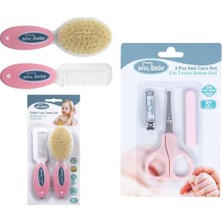 Astraltech Sevi Bebe Bakım (Doğal Fırça Tarak+Tırnak Makası )