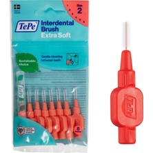 Astraltech Tepe Interdental Brush Extra x Soft Arayüz Fırçası Kırmızı 0.5 mm 8 Li