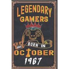 Astraltech Independently Published Legendary Gamers Are Born In October 1967: 55 Th Birthday Gifts For Women N