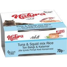 Astraltech Natura Adult Tahılsız Ton Balık ve Kalamarlı Yetişkin Kedi Konservesi 70 gr