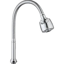 Astraltech Lüx Krom Kubar, Musluk Başlığı, 50 Cm, Oynar Başlıklı, Iki Fonksiyonlu Akış, Su Tasarruflu, Mutfak