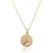 Axxion Çelik Kolye Gold 45CM