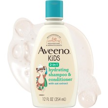 Astraltech Aveeno Baby Kids 2'si 1 Arada Nemlendirici Şampuan ve Saç Kremi 354ML