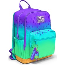 Astraltech Coral High Dört Bölmeli Mor Lila Renk Geçişli Ortaokul Çantası - Kız Çocuk