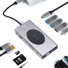 Astraltech Yerleştirme Istasyonu Hub 13'ü 1 Arada Istasyonu, - Hdmi, Ethernet, Vga,