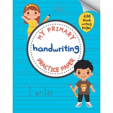 Astraltech Primary Handwriting Paper 200 Blank Writing Pages, Workbook For Kids With Lines And Dotted Midline,