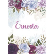 Astraltech Ernesta: Taccuino A5 | Nome Personalizzato Ernesta | Regalo Di Compleanno Per Moglie Mamma Sorella