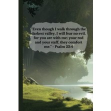 Astraltech Even Though I Walk Through The Darkest Valley - Daily Prayer Journal: Finding Peace In The Valley:
