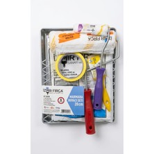 Astraltech Izmir Fırça Marmara Boyacı Seti, 20 Cm, 6 Parça, Plastik, Rulo, Kestirme Fırçası, Maskeleme Bandı V