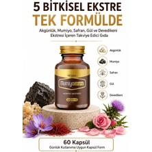 Mumiyo Complex 60 Kapsül – Akgünlük, Mumiyo, Safran, Gül ve Devedikeni Ekstresi İçeren Takviye Edici Gıda