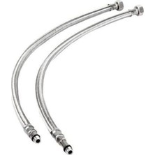 Astraltech Batarya Flex Hortum 3/8-M10 50 cm Kısa Uç (2 Adet)