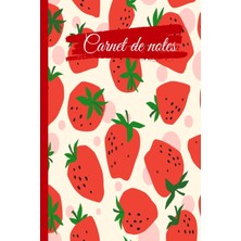 Astraltech Carnet De Notes Fraise: Cahier De Fraises À Larges Lignes, Cahier De Papier Ligné Pour L'école, Les
