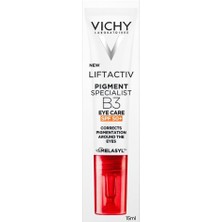 Astraltech Vichy Liftactiv Pigment Specialist B3 Koyu Halka ve Koyu Leke Karşıtı Göz Kremi Spf 50+ 15 ml