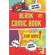 Astraltech Independently Published Blank Kids Comic Book With Various Templates | Let Kids Draw Their Own Comi