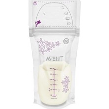 Astraltech Avent SCF603/25, Anne Sütü Saklama Poşetleri, 25 x 180 Ml, Şeffaf