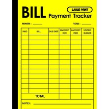 Astraltech Independently Published Bill Payment Tracker: Large Print Monthly Bill Payment Tracker And Organize