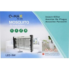 Astraltech Aksu Q‑max Çi̇ft Uv Işikli 8W Sessi̇z Si̇nek Öldürücü Elekti̇ri̇kli̇ PS‑570
