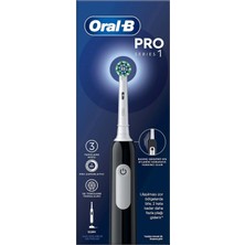 Astraltech Oral-B Pro 1 Siyah Elektrikli Diş Fırçası, 1 Diş Fırçası Başlığı, Tasarımı