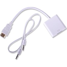 Astraltech Qport Q-Hd-Vgj HDMI Dan VGA Ya Çevirici (Ses Girişli)