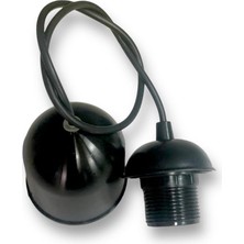 Astraltech Tek-Iş Kablolu Sarkıt E27 Duylu E-27 Kablolu Duy E 27 Duylu Kablolu Sarkıt Tesisatı Siyah