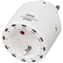 Astraltech Brennenstuhl Iç Mekan Kullanımı Için 12 Proglamlı LED Işıklı Zaman Ayarlı Priz