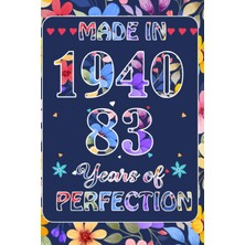 Astraltech Made In 1940, 83 Rd Year Of Perfection: 83 Rd January Birthday Gifts For Women | Motivational Quote