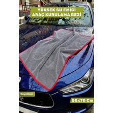 DaysClean 50X70 Mikrofiber Araç Kurulama Bezi Havlusu | Araba Temizleme Silme Bezi | Yüksek Su Emici | İz/Leke Bırakmaz