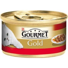 Astraltech Purina Gourmet Gold Sığır Parça Etli Konserve Kedi Maması - 85 gr x 24 Adet