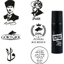 Astraltech Çılgın Aşklar Spray Tattoo Geçici Dövme Yapma Seti Sprey Dövme Kiti