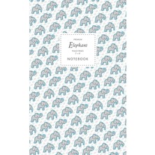 Astraltech Elephant - Ruled Pages - 5x8 - Premium: (Blue Edition) Fun 96 Ruled/lined Pages (